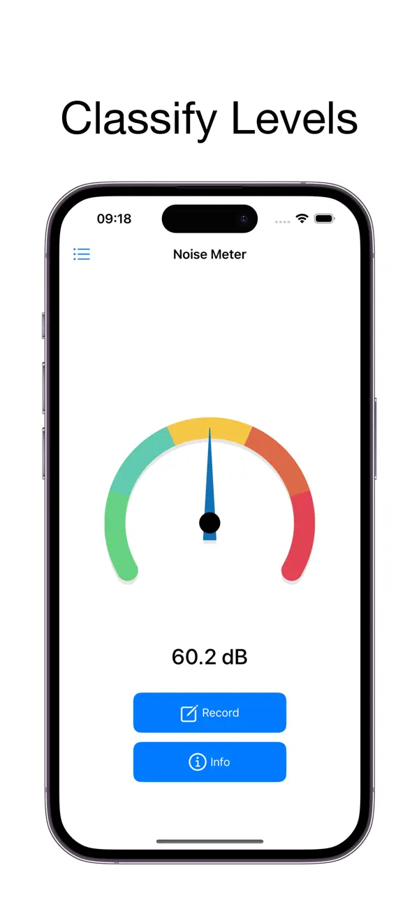 Screenshot #2 pour SPL Meter - dBTracker