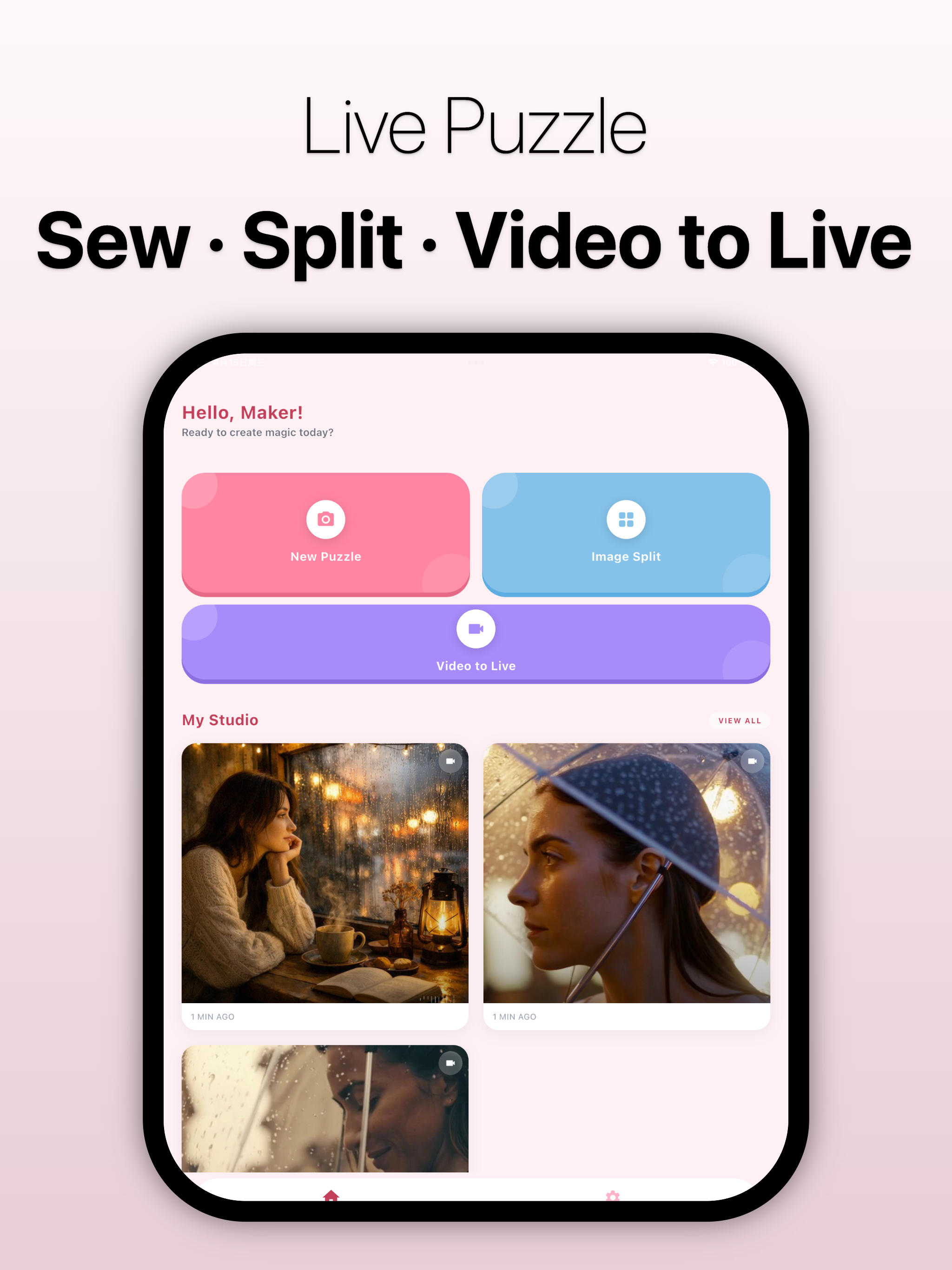 LiviGrid - Live Photo Puzzle