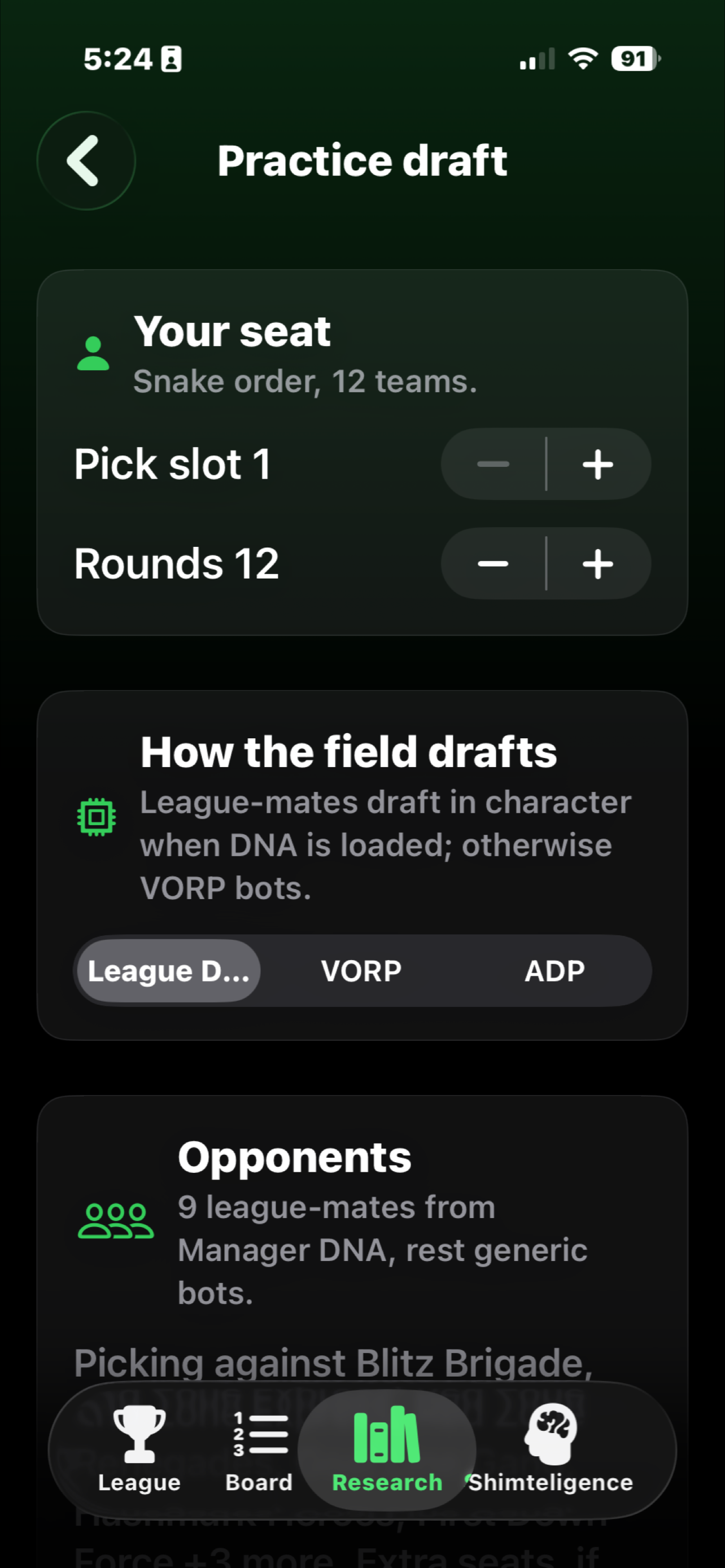 Draft Lab screenshot 6