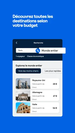 Capture d'écran de Skyscanner - vols Et Voyages sur iPhone 5