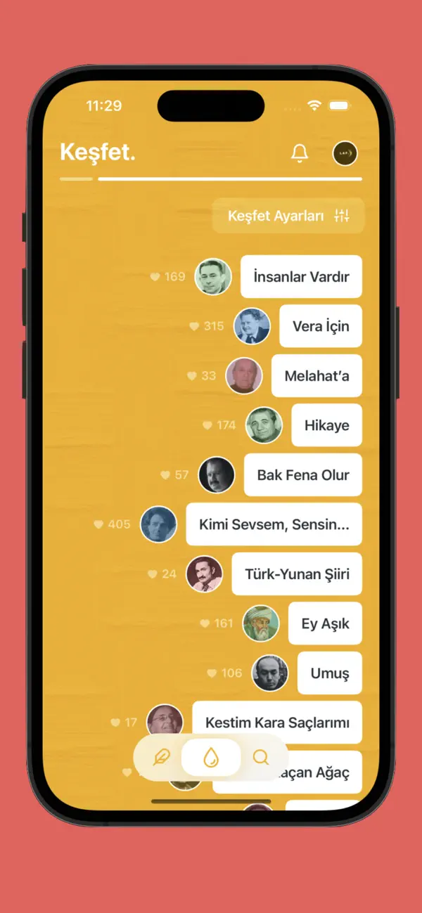 Screenshot #3 pour Laf. - Bi' güzel şiir yazmalı.