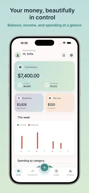 SmartFlousi: Budget Planner screenshot 1