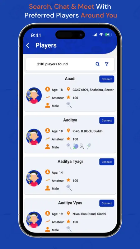 Rackonnect: Chat, Meet & Play screenshot 2 of 7