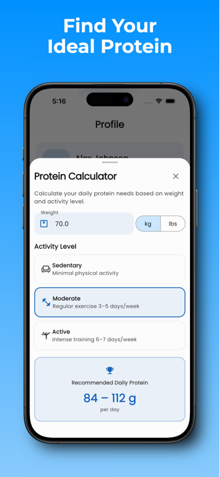 Protein Tracker - Protify Screenshot 4 of 6