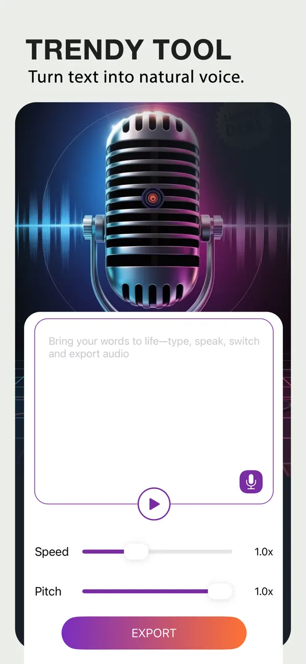Screenshot #3 pour Text to Speech AI - Speakly AI