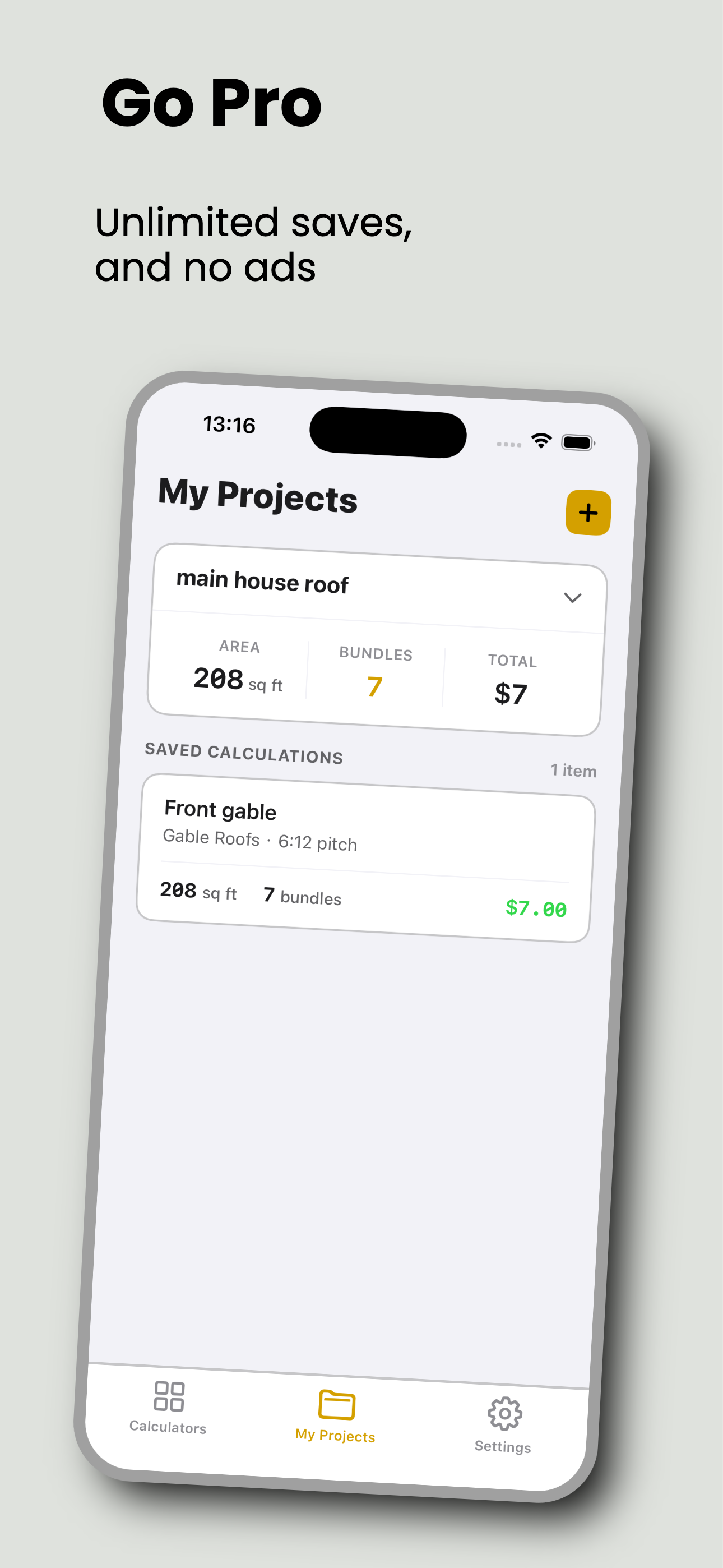 Pro Roofing: Calc & Estimator screenshot 4