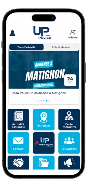 UNSA Police iPhone screenshot 2