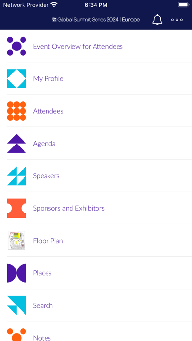 PMI Events Screenshot