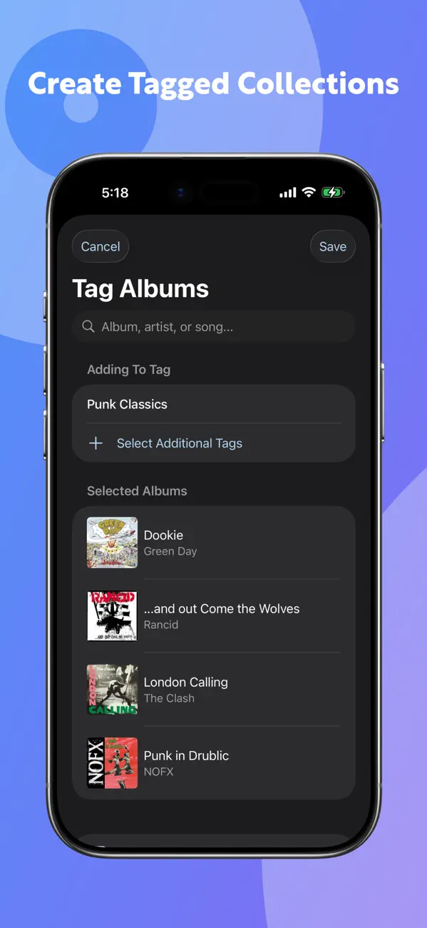 Screenshot #2 pour Albums: Music Library Player