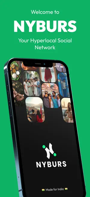 Nyburs: Hyperlocal Social App screenshot 1