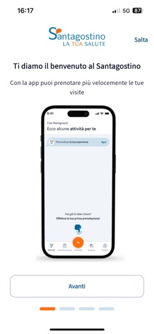My Santagostino app screenshot
