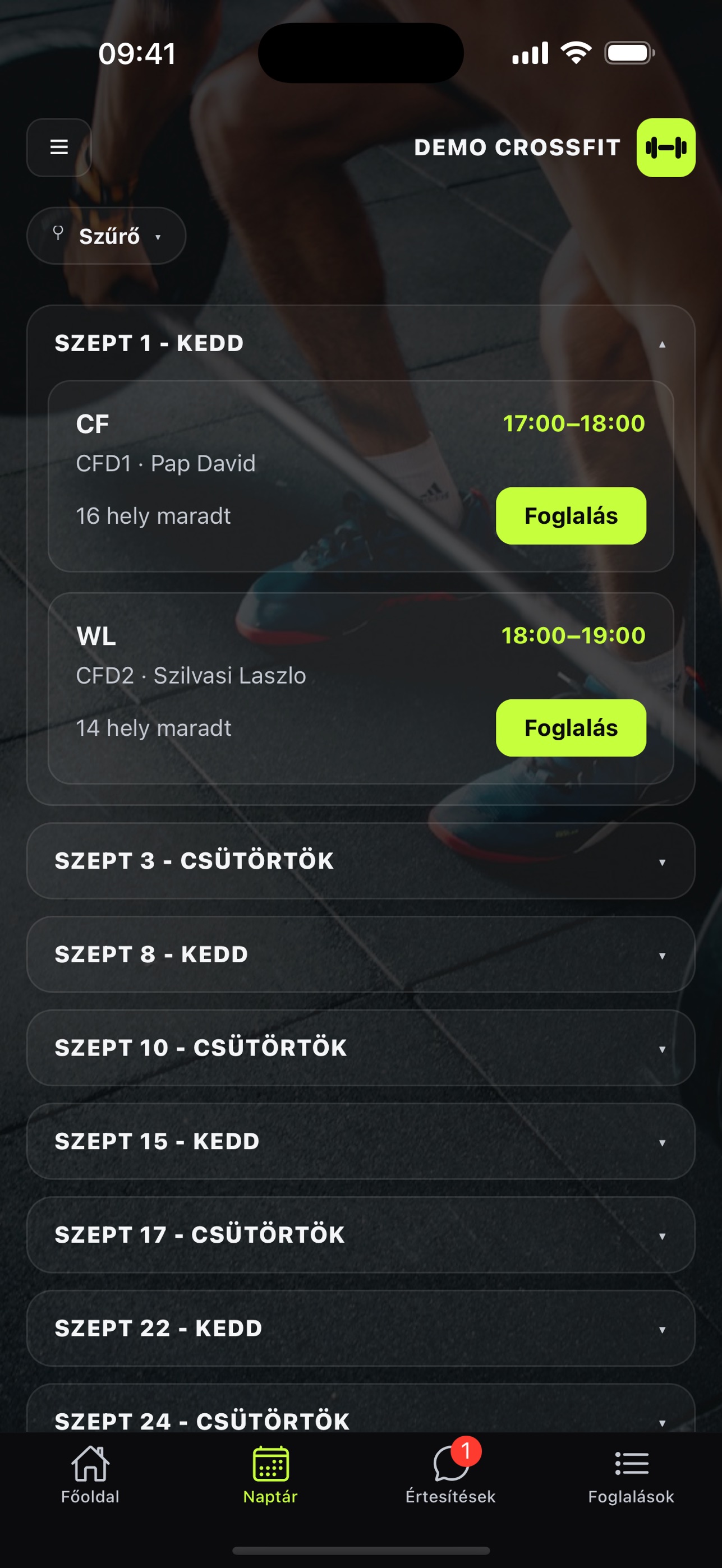 Screenshot 4 of Gym Booking – Class Booking