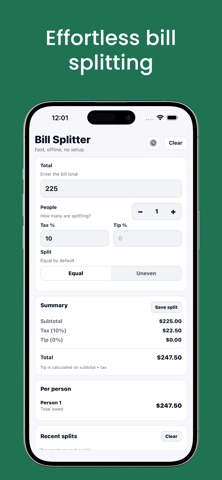 Zeni: Bill Splitter App screenshot