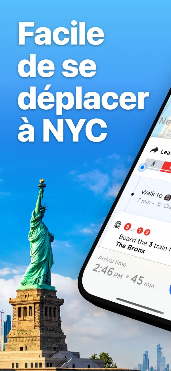 Screenshot #1 pour Transport NYC : Métro & Bus