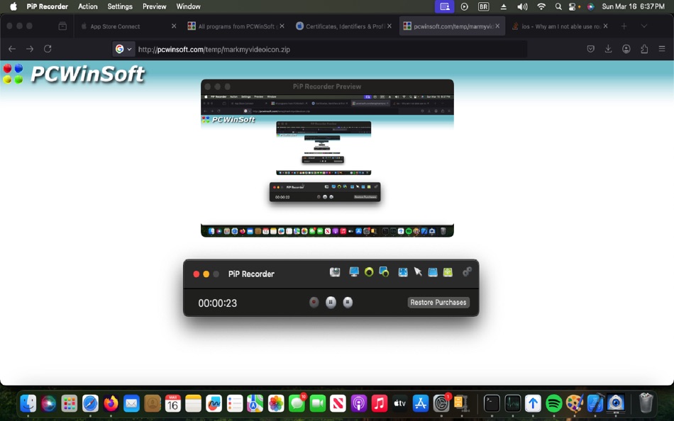 #4. Screen Recorder Pro Toolbar (macOS) 由: Alessandro Gimenes Ferri