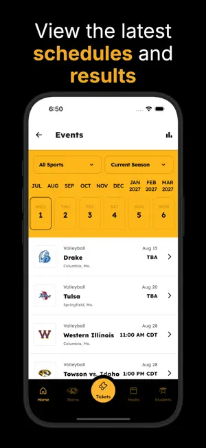 Mizzou Tigers screenshot 4