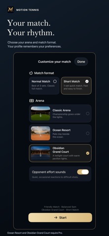 Motion Tennis: Fitness Game Screenshot 8 of 10