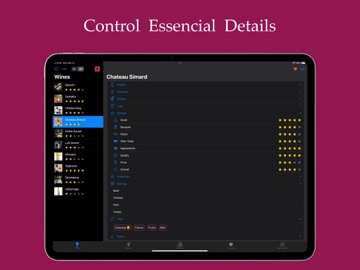 XWine iPad screenshot