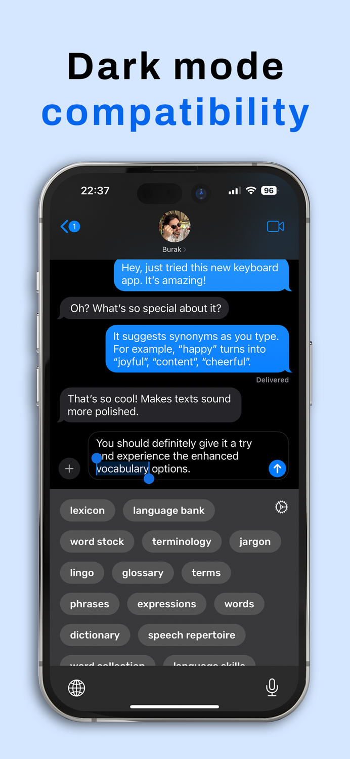 Thesaurus Synonyms AI Keyboard