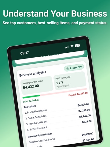 Invoice Maker: Chat & Scan iPad screenshot