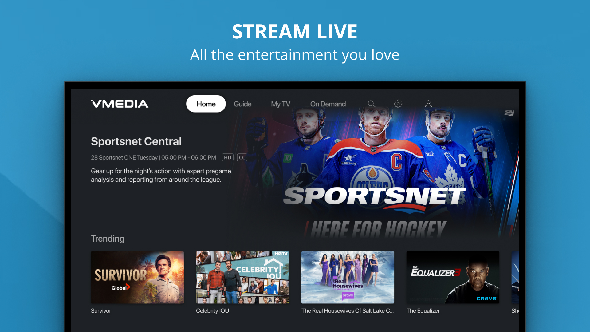 VMedia TV: Live TV Streaming