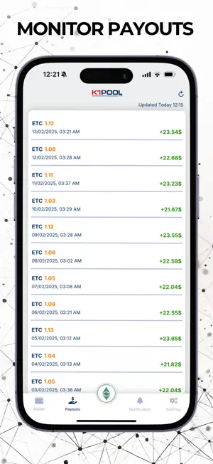 K1Pool: Crypto Mining Pool screenshot 2