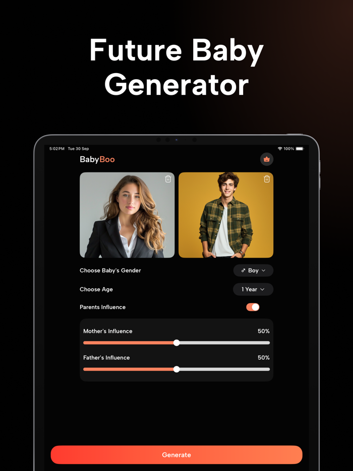 AI Baby Generator・FUTURE FACE