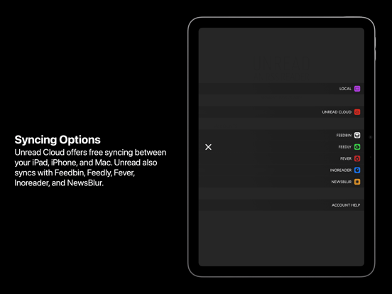 Unread: An RSS Reader iPad screenshot 10 - News app
