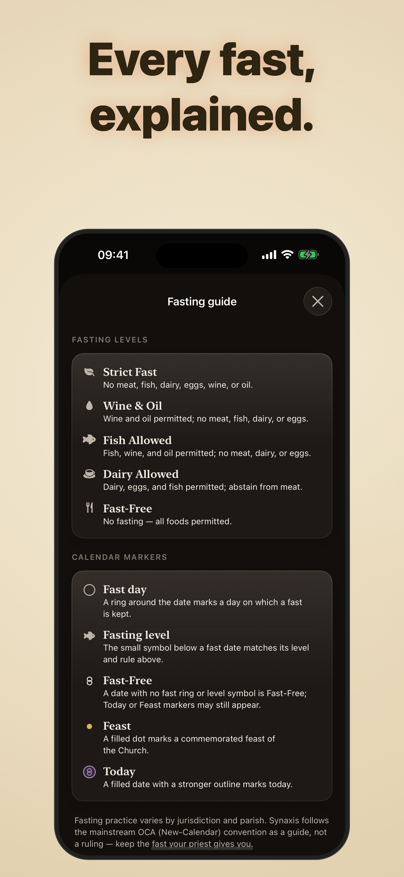 Synaxis: Orthodox Calendar screenshot 4