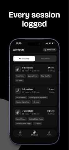 RepTalk: Voice Workout Log screenshot