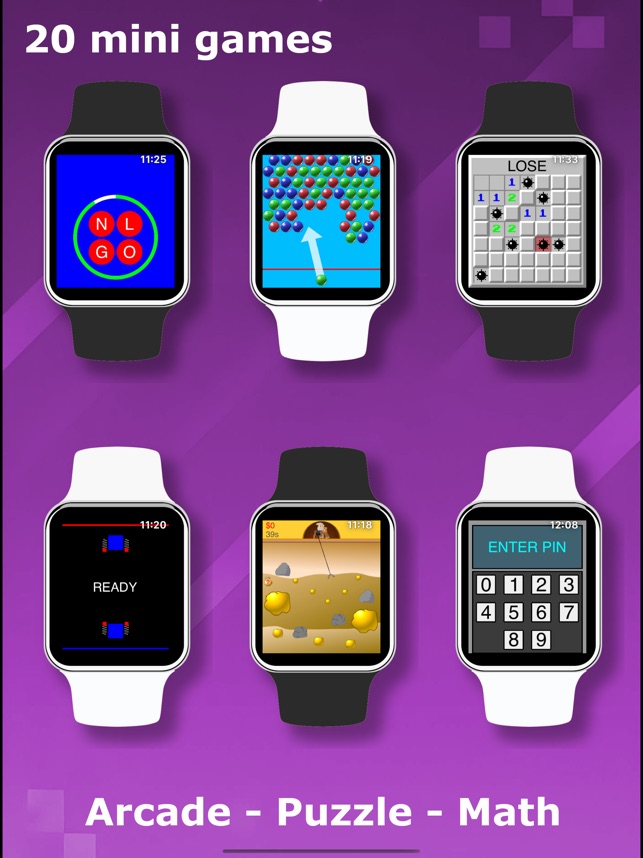 20 Watch Games Classic Pack on the App Store