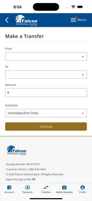 Falcon National Bank screenshot 4
