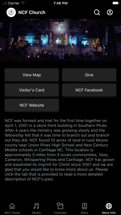 The NCF Church App iPhone screenshot 4 - Lifestyle app