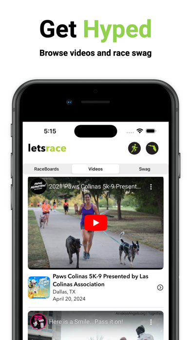 Let's Race: 5Ks & Marathons iPhone screenshot 5 - Health & Fitness app