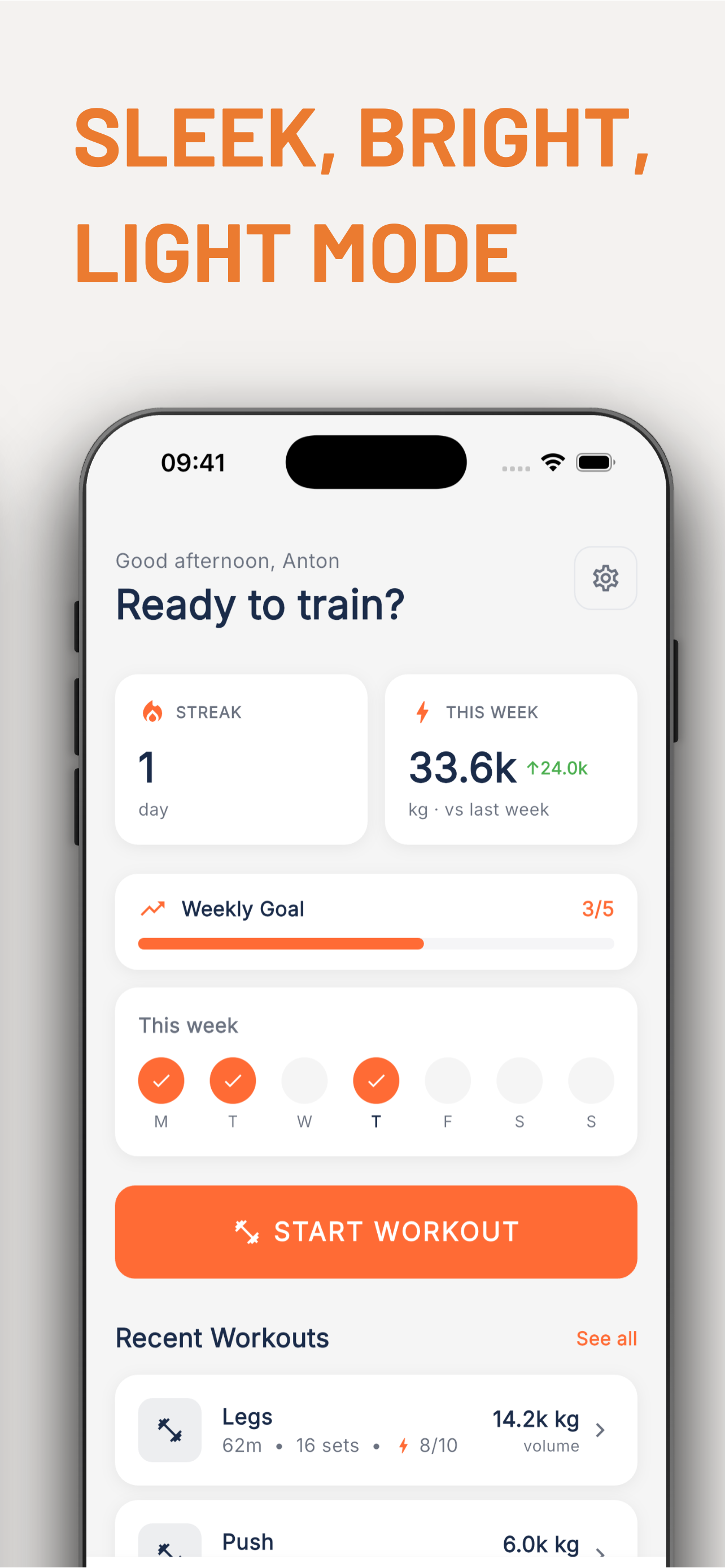 Stark - Workout Tracker Log