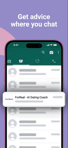 ForReal – AI Dating Coach iPhone screenshot