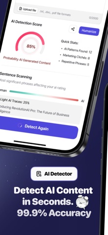 AI Detector and Humanizer Screenshot 3 of 6
