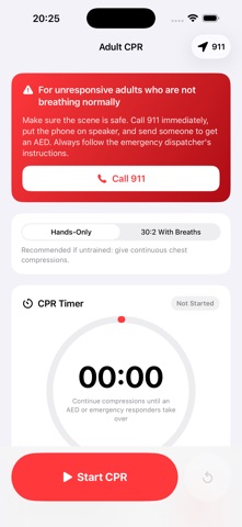 CPR Guide: LifeGuide app screenshot