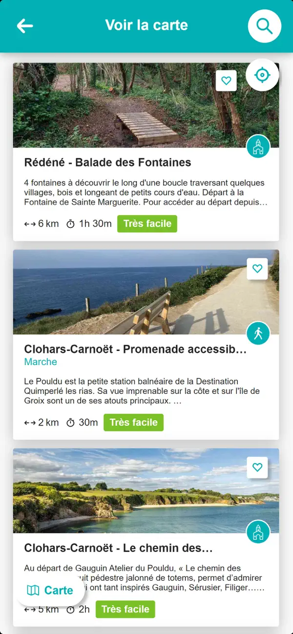 Screenshot #3 pour Rando Bretagne Sud