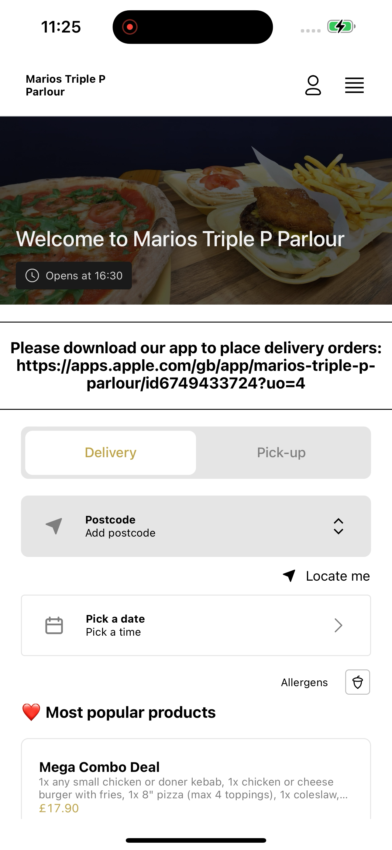 Marios Triple P Parlour screenshot 5