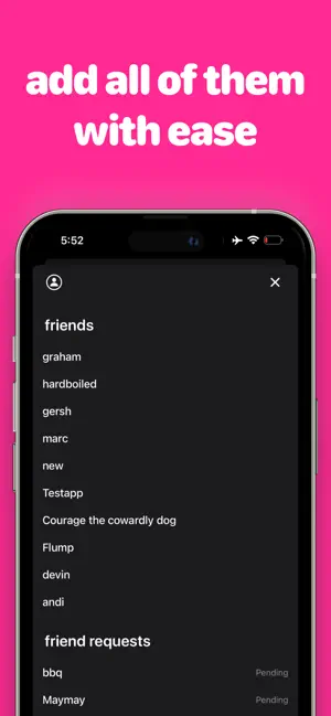 Glaze: your friends screenshot 2