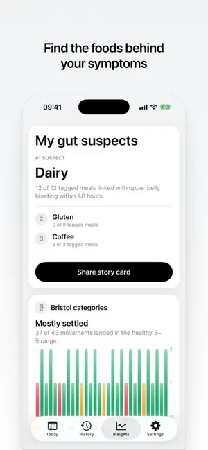 Settle: IBS & Gut Tracker screenshot 2