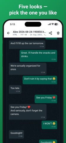 WA Chat Share Screenshot 3 of 7