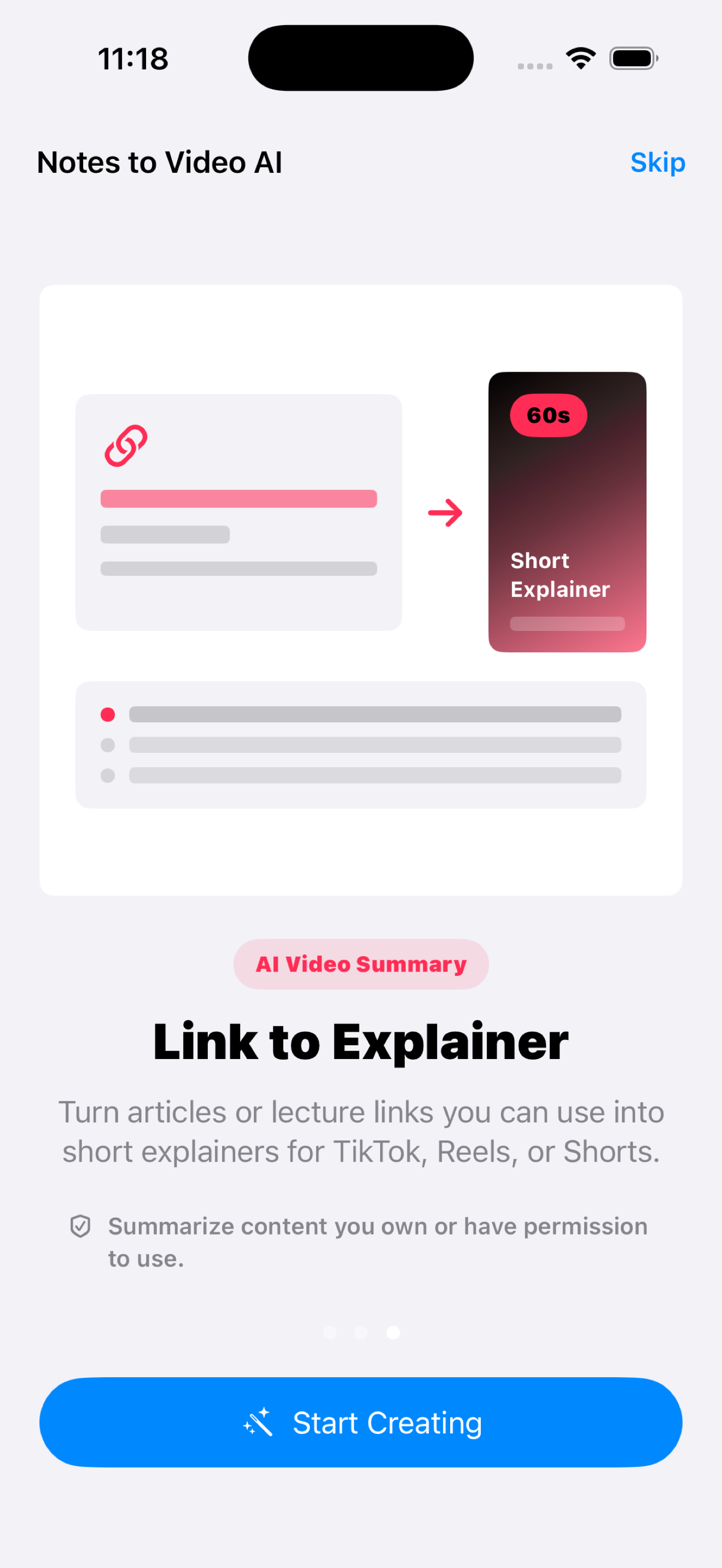 Notes to Video AI screenshot 3