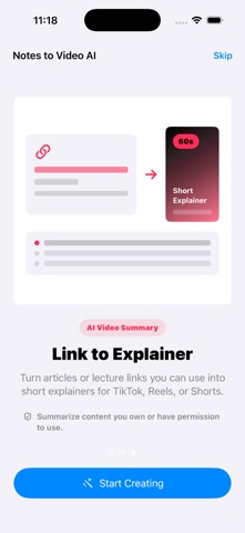 Notes to Video AI Screenshot 3 of 7