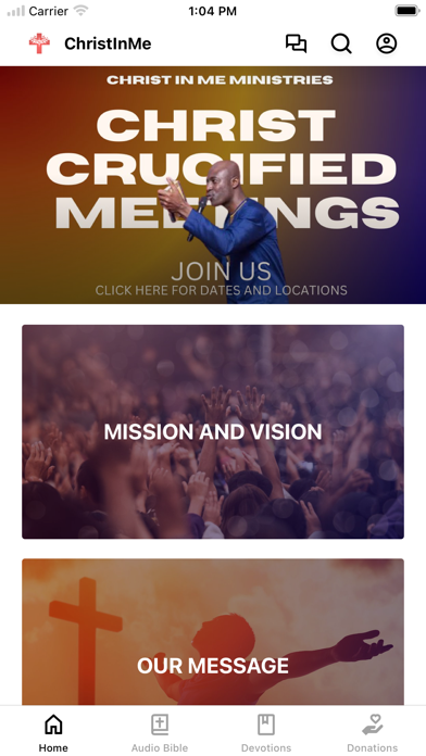 In Christ in Me app screenshot