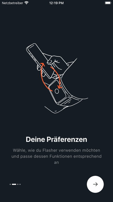 Flasher App Screenshot