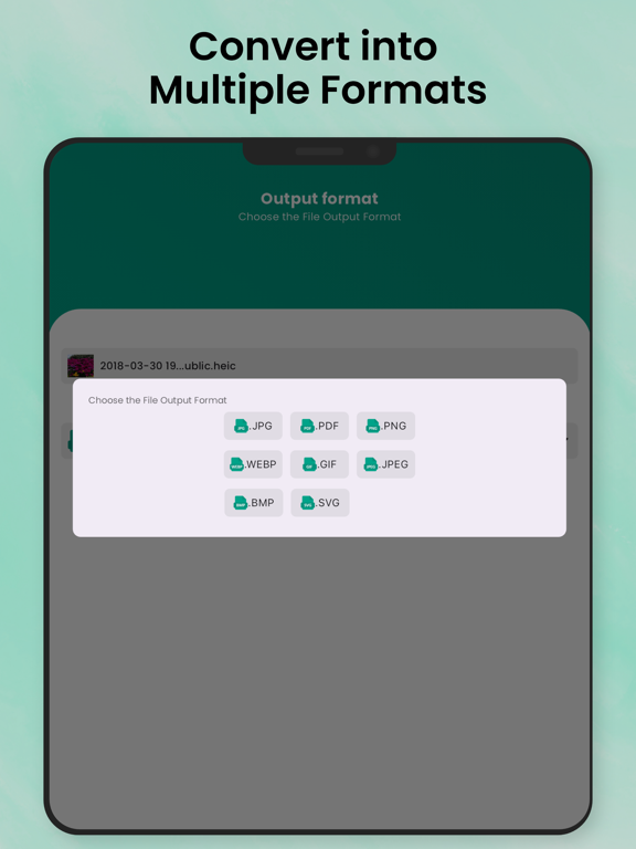 HEIC Converter - HEIC to JPG iPad screenshot 4 - Productivity app