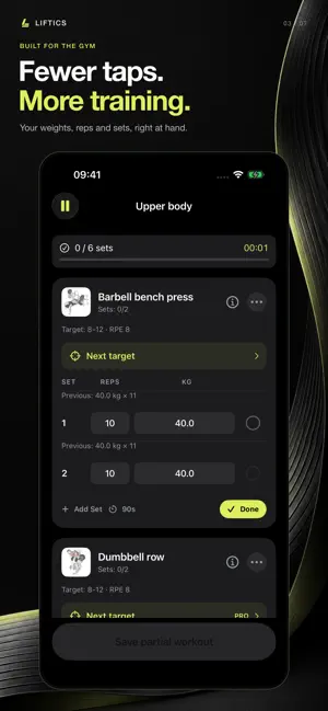 Liftics: Gym Workout Tracker screenshot 3