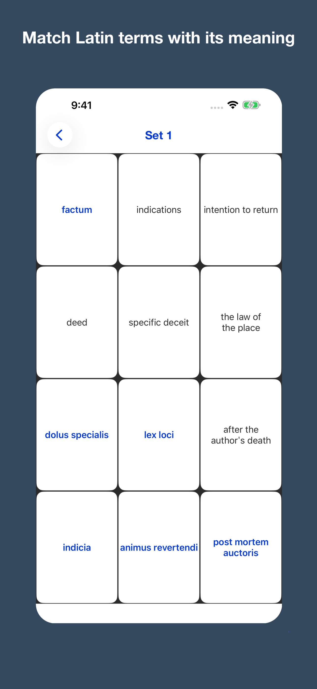 Latin Legal Terms